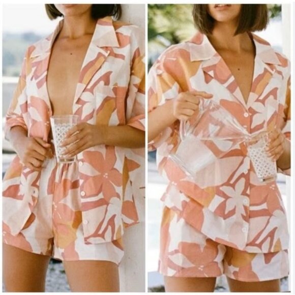 Sabo Skirt Tops - Sabo Skirt Yates Button Down Shirt